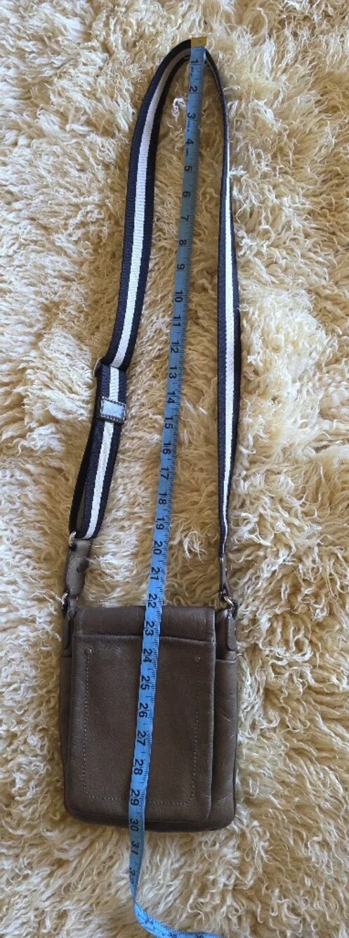 Bally Brown Leather Crossbody Bag